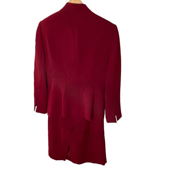 Cranberry Kasper 2 Piece Skirt Suit, 10P - Picture 2 of 6